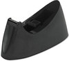 A Picture of product UNV-15001 Universal® Tape Dispenser Desktop Weighted Nonskid Base, 1" Core, Black