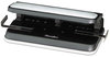 A Picture of product SWI-74300 Swingline® Easy Touch® Heavy-Duty Punch with Centamatic® Centering,  9/32" Holes, Black/Gray