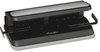 A Picture of product SWI-74300 Swingline® Easy Touch® Heavy-Duty Punch with Centamatic® Centering,  9/32" Holes, Black/Gray