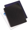 A Picture of product SWI-9742491 Swingline™ GBC® Leather-Look Presentation Covers for Binding Systems,  11 x 8-1/2, Black, 200 Sets/Box