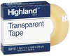 A Picture of product MMM-5910341296 Highland™ Transparent Tape 1" Core, 0.75" x 36 yds, Clear