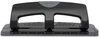 A Picture of product SWI-74133 Swingline® SmartTouch™ Three-Hole Punch,  9/32" Holes, Black/Gray