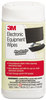 A Picture of product MMM-CL610 3M Electronic Equipment Cleaning Wipes,  5 1/2 x 6 3/4, White, 80/Canister