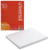 A Picture of product UNV-20911 Universal® Filler Paper 3-Hole, 8.5 x 11, Medium/College Rule, 100/Pack