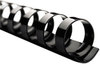 A Picture of product SWI-4000118 Swingline™ GBC® CombBind® Standard Spines,  1" Diameter, 225 Sheet Capacity, Black, 100/Box