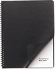 A Picture of product SWI-2000712 Swingline™ GBC® Leather-Look Presentation Covers for Binding Systems,  11-1/4 x 8-3/4, Black, 100 Sets/Box