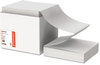 A Picture of product UNV-15802 Universal® Printout Paper 1-Part, 0.5" Standard Perforation, 20 lb Bond Weight, 9.5 x 11, White, 2,400/Carton