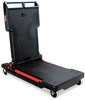A Picture of product RCP-430000BK Rubbermaid® Commercial Convertible Utility Cart,  Two-Shelf, 23-5/8w x 45-1/4d x 34-3/8h, Black