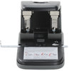 A Picture of product SWI-74190 Swingline® Extra Heavy-Duty Two-Hole Punch,  9/32" Holes, Black/Gray