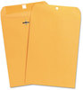 A Picture of product UNV-35262 Universal® Kraft Clasp Envelope #75, Square Flap, Clasp/Gummed Closure, 7.5 x 10.5, Brown 100/Box