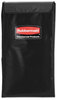 A Picture of product RCP-1881782 Rubbermaid® Commercial Collapsible X-Cart Replacement Bag,  4 Bushel, 220 Lbs, Vinyl, Black