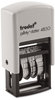 A Picture of product USS-E4850L Trodat® Economy Micro 5-in-1 Date Stamp,  Dater, Self-Inking, 1 x 3/4, Blue/Red