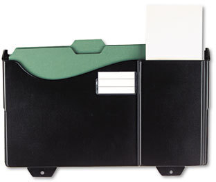Universal® Grande Central Filing System Add-On Pocket Legal/Letter Size, 15.75" x 3.13" 9.75", Black