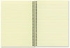 A Picture of product RED-33002 National® Single-Subject Wirebound Notebooks,  Narrow Rule, 5 x 7 3/4, Green, 80 Sheets