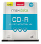 A Picture of product MAX-648200 Maxell® CD-R Recordable Disc,  700MB/80min, 48x, Spindle, Silver, 100/Pack