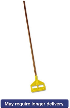 Rubbermaid® Commercial Invader® Side-Gate Wet-Mop Handle, 54", Natural/Yellow