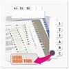A Picture of product RTG-31005 Redi-Tag® Legal Index Tabs,  1 inch, White, 104/Pack