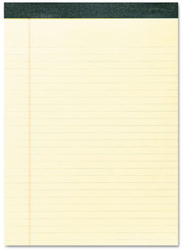 Roaring Spring® Recycled Legal Pad, 8 1/2 x 11 3/4 Pad, 8 1/2 x 11 Sheets, 40/Pad, Canary, Dozen