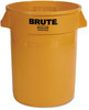 A Picture of product RCP-2632YEL Rubbermaid® Commercial Round Brute® Container. 32 gal. Yellow.