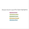 A Picture of product SAN-24555 Sharpie® Liquid Pen Style Highlighters,  Chisel Tip, Assorted, 5/Set