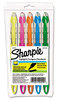 A Picture of product SAN-24555 Sharpie® Liquid Pen Style Highlighters,  Chisel Tip, Assorted, 5/Set