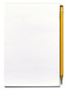 A Picture of product UNV-35613 Universal® Scratch Pads Unruled, 3 x 5, White, 100 Sheets, 12/Pack