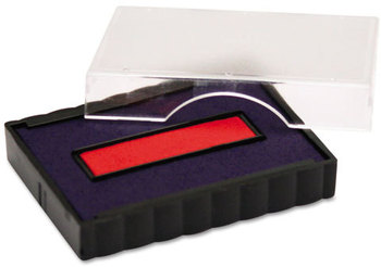 Identity Group Replacement Pad for Trodat® Self-Inking Dater,  1 x 1 5/8, Blue/Red