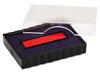 A Picture of product USS-P4750BR Identity Group Replacement Pad for Trodat® Self-Inking Dater,  1 x 1 5/8, Blue/Red
