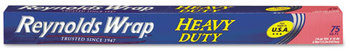 Reynolds Wrap® Heavy Duty Aluminum Foil Roll, 18" x 75 ft, Silver