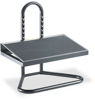 Safco® Task Master® Adjustable Footrest Height 20w x 12d 5.5 to 15h, Black