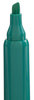 A Picture of product UNV-08862 Universal™ Desk Highlighters Fluorescent Green Ink, Chisel Tip, Barrel, Dozen