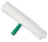 A Picture of product UNG-WC350 Unger® Original Strip Washer® with Handle,  14" Wide Blade, Green Nylon Handle, White Cloth Sleeve