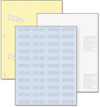 DocuGard® Medical Security Papers, 32lbs, 8-1/2 x 11,Blue/Canary, 500/Ream