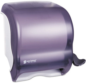 San Jamar® Element™ Lever Roll Towel Dispenser,  Classic, Black, 12 1/2 x 8 1/2 x 12 3/4