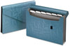 A Picture of product PFX-01158 Pendaflex® Expanding Poly Files 3.5" Expansion, 7 Sections, Hook/Loop Closure, 1/6-Cut Tabs, Letter Size, Blue