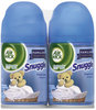 A Picture of product RAC-93045 Air Wick® FreshMatic® Ultra Automatic Spray Refills,  Snuggle Fresh Linen, Aerosol, 6.17oz, 2/Pk,3Pk/Ct