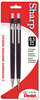 A Picture of product PEN-P205BP2K6 Pentel® Sharp™ Mechanical Pencil,  0.5 mm, Black Barrel, 2/Pack