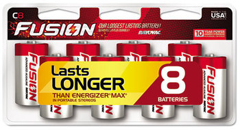 Rayovac® Fusion Performance Alkaline C Batteries. 8/pack.