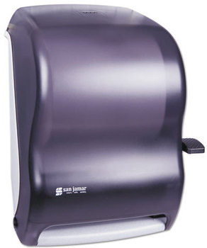 San Jamar® Lever Roll Towel Dispenser,  Classic, Black Pearl, 12 15/16 x 9 1/4 x 16 1/2