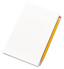 A Picture of product UNV-35615 Universal® Scratch Pads Unruled, 5 x 8, White, 100 Sheets, 12/Pack