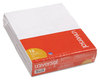 A Picture of product UNV-35615 Universal® Scratch Pads Unruled, 5 x 8, White, 100 Sheets, 12/Pack