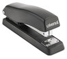 A Picture of product UNV-43119 Universal® Half-Strip Stapler 20-Sheet Capacity, Black