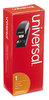 A Picture of product UNV-43119 Universal® Half-Strip Stapler 20-Sheet Capacity, Black