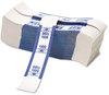 A Picture of product PMC-55027 PM Company® Color-Coded Kraft Currency Straps,  Dollar Bill, $100, Self-Adhesive, 1000/Pack