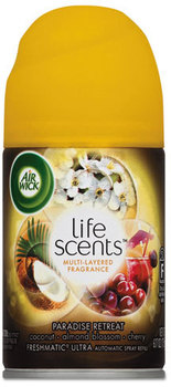 Air Wick® Freshmatic® Life Scents™ Ultra Refill,  Paradise Retreat, 6.17oz Aerosol,6/Carton