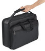 A Picture of product USL-SGB3004 Solo Classic Smart Strap® Briefcase,  16", 17 1/2" x 5 1/2" x 12", Black