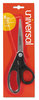 A Picture of product UNV-92009 Universal® Stainless Steel Office Scissors 8" Long, 3.75" Cut Length, Black Straight Handle