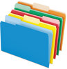 A Picture of product PFX-435013ASST Pendaflex® Interior File Folders 1/3-Cut Tabs: Assorted, Legal Size, Colors, 100/Box