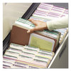 A Picture of product SMD-74395 Smead™ Redrope TUFF® Pocket Drop-Front File Pockets with Fully Lined Gussets 7" Expansion, Legal Size, 5/Box