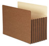 A Picture of product SMD-74395 Smead™ Redrope TUFF® Pocket Drop-Front File Pockets with Fully Lined Gussets 7" Expansion, Legal Size, 5/Box
